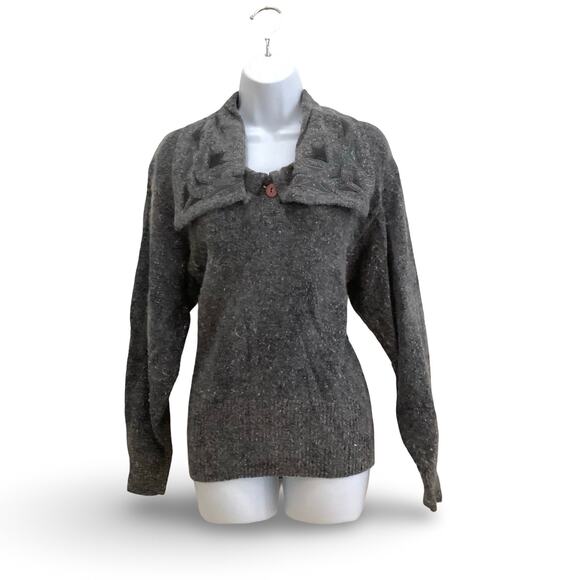 I.B. Diffusion Rabbit Hair Blend Sweater - Picture 1 of 6